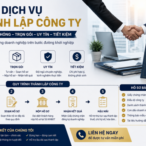 Dịch vụ thành lập công ty